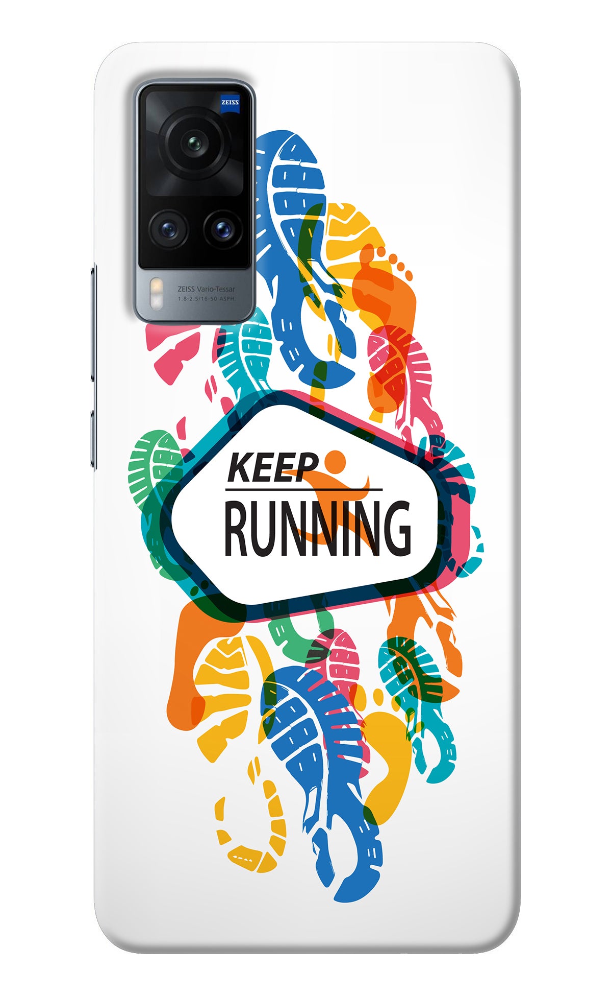 Keep Running Vivo X60 Back Cover