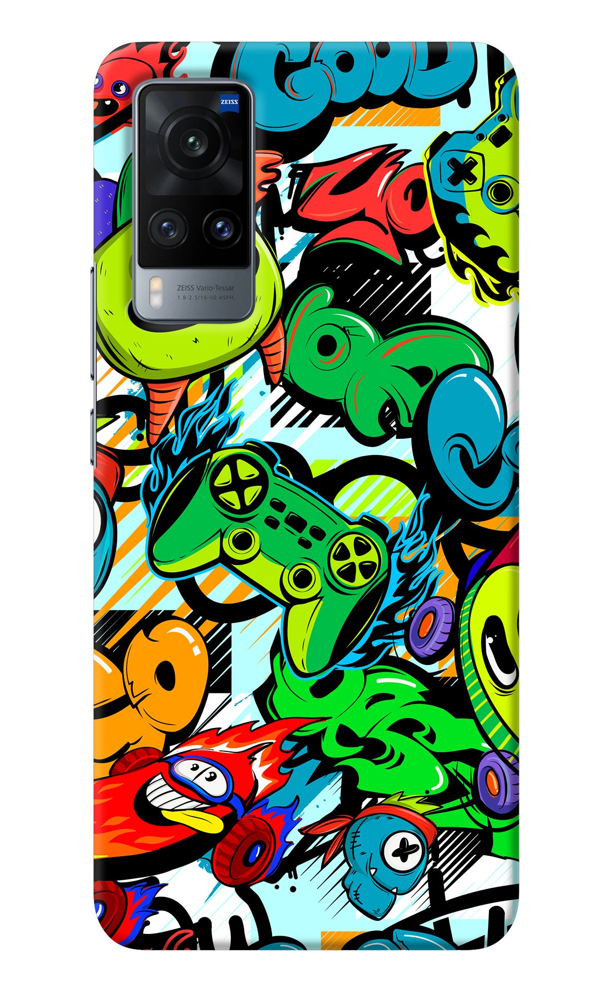 Game Doodle Vivo X60 Back Cover