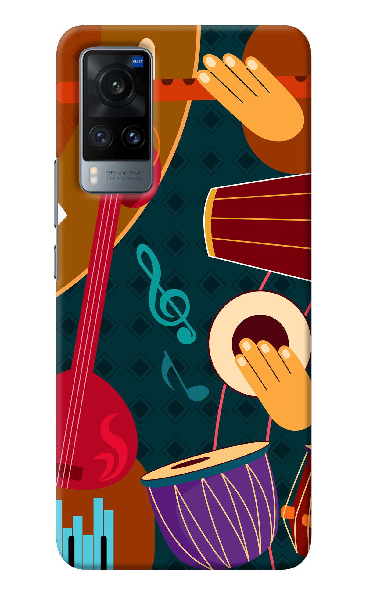 Music Instrument Vivo X60 Back Cover