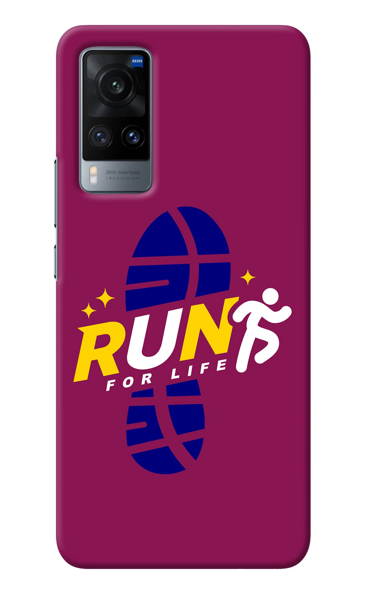 Run for Life Vivo X60 Back Cover