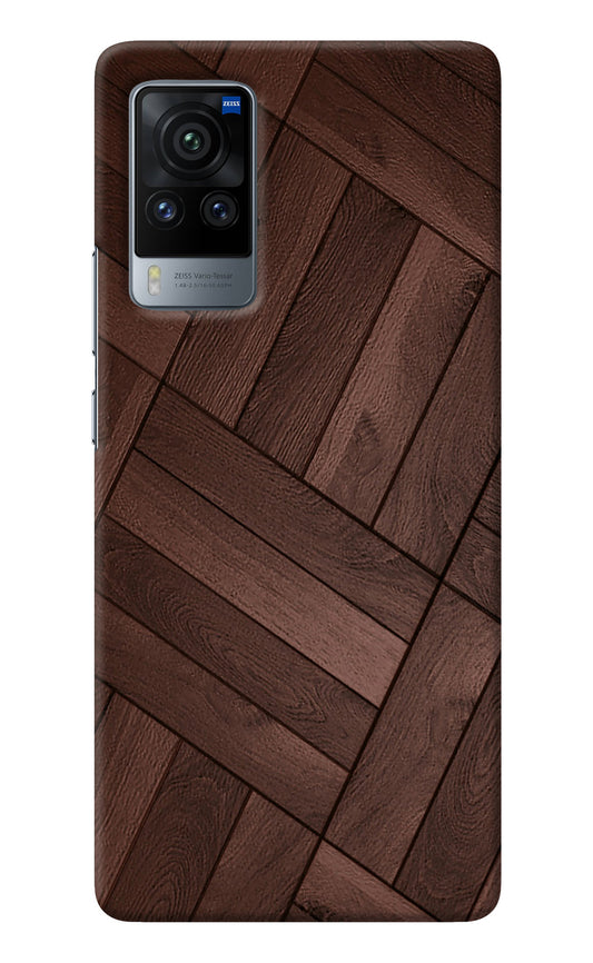 Wooden Texture Design Vivo X60 Pro Back Cover