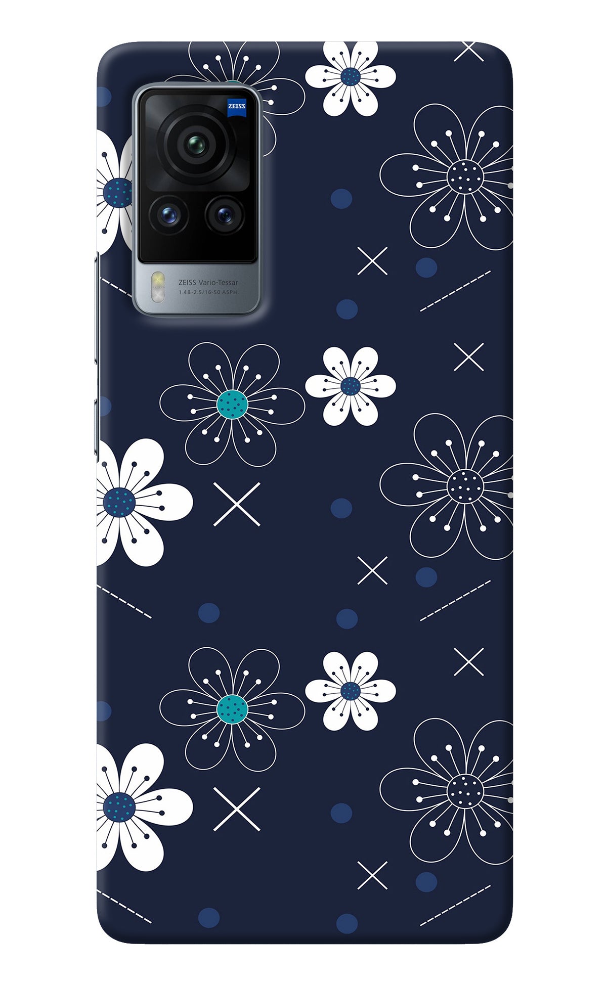 Flowers Vivo X60 Pro Back Cover