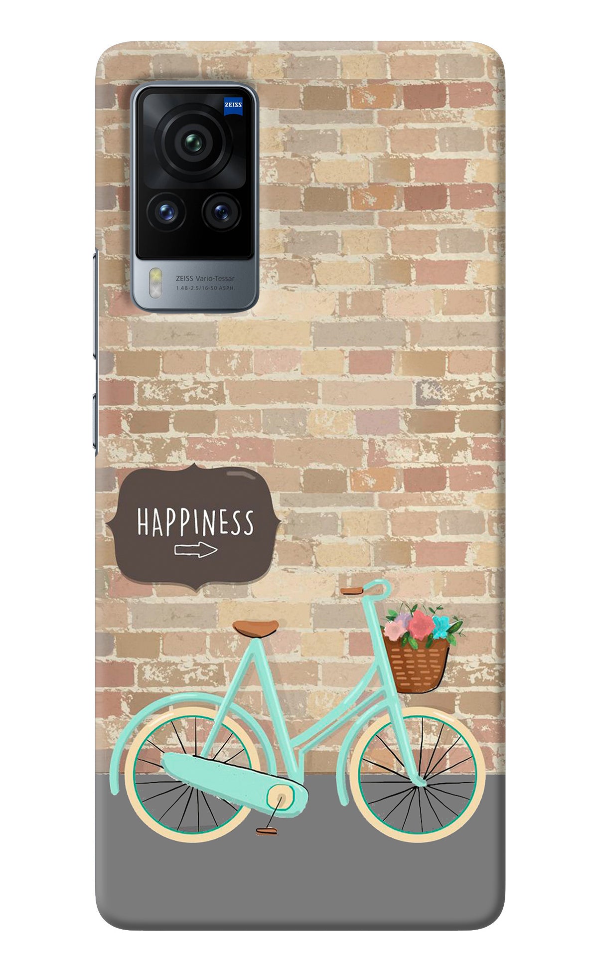 Happiness Artwork Vivo X60 Pro Back Cover