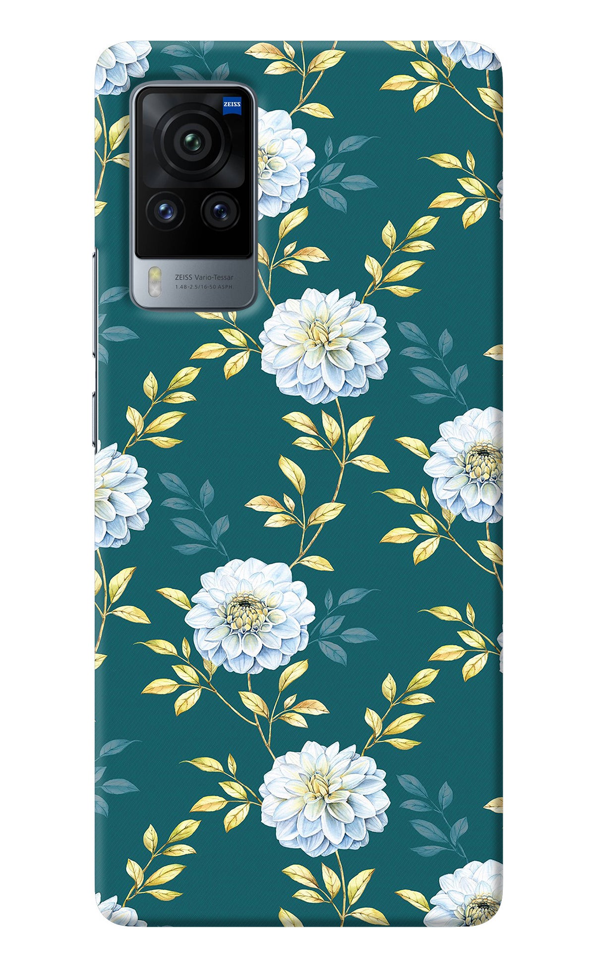 Flowers Vivo X60 Pro Back Cover