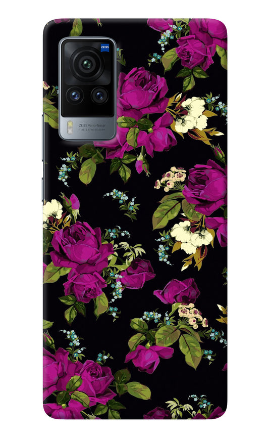 Flowers Vivo X60 Pro Back Cover