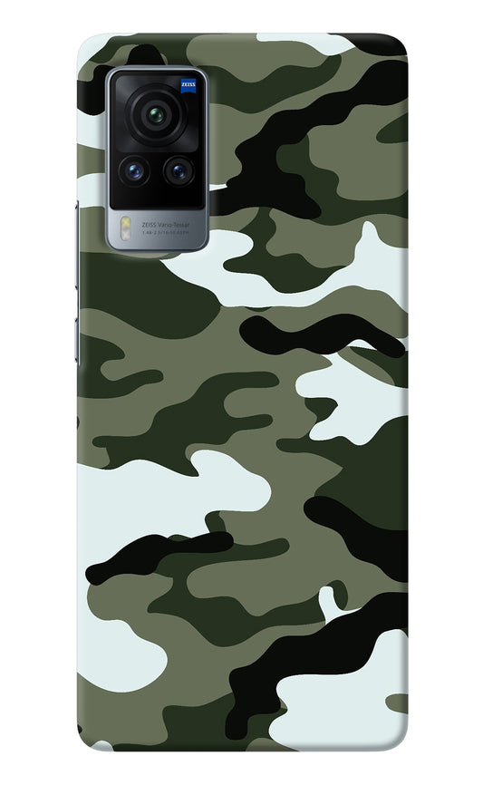 Camouflage Vivo X60 Pro Back Cover