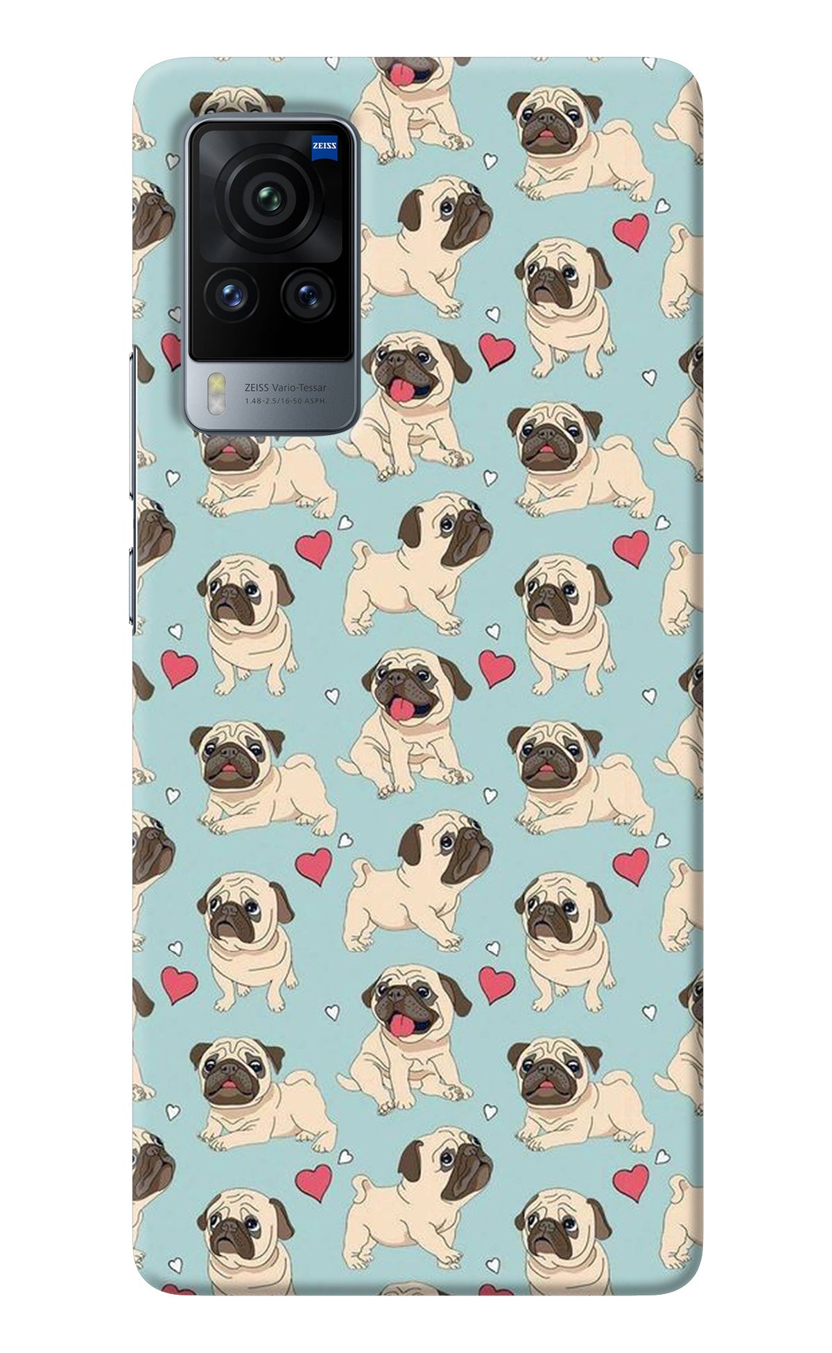 Pug Dog Vivo X60 Pro Back Cover