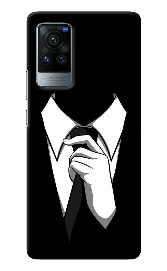 Black Tie Vivo X60 Pro Back Cover