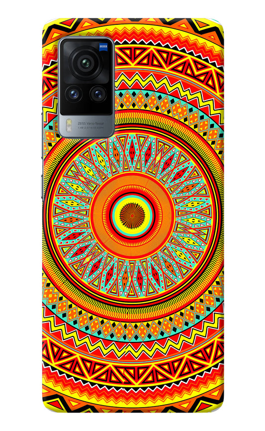 Mandala Pattern Vivo X60 Pro Back Cover