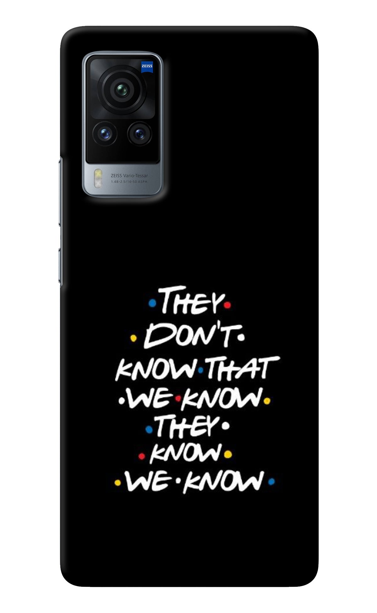 FRIENDS Dialogue Vivo X60 Pro Back Cover