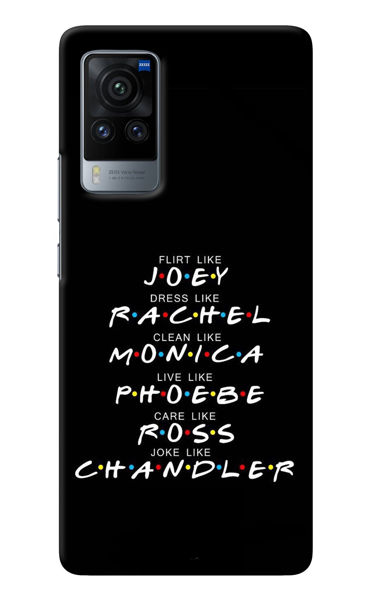 FRIENDS Character Vivo X60 Pro Back Cover