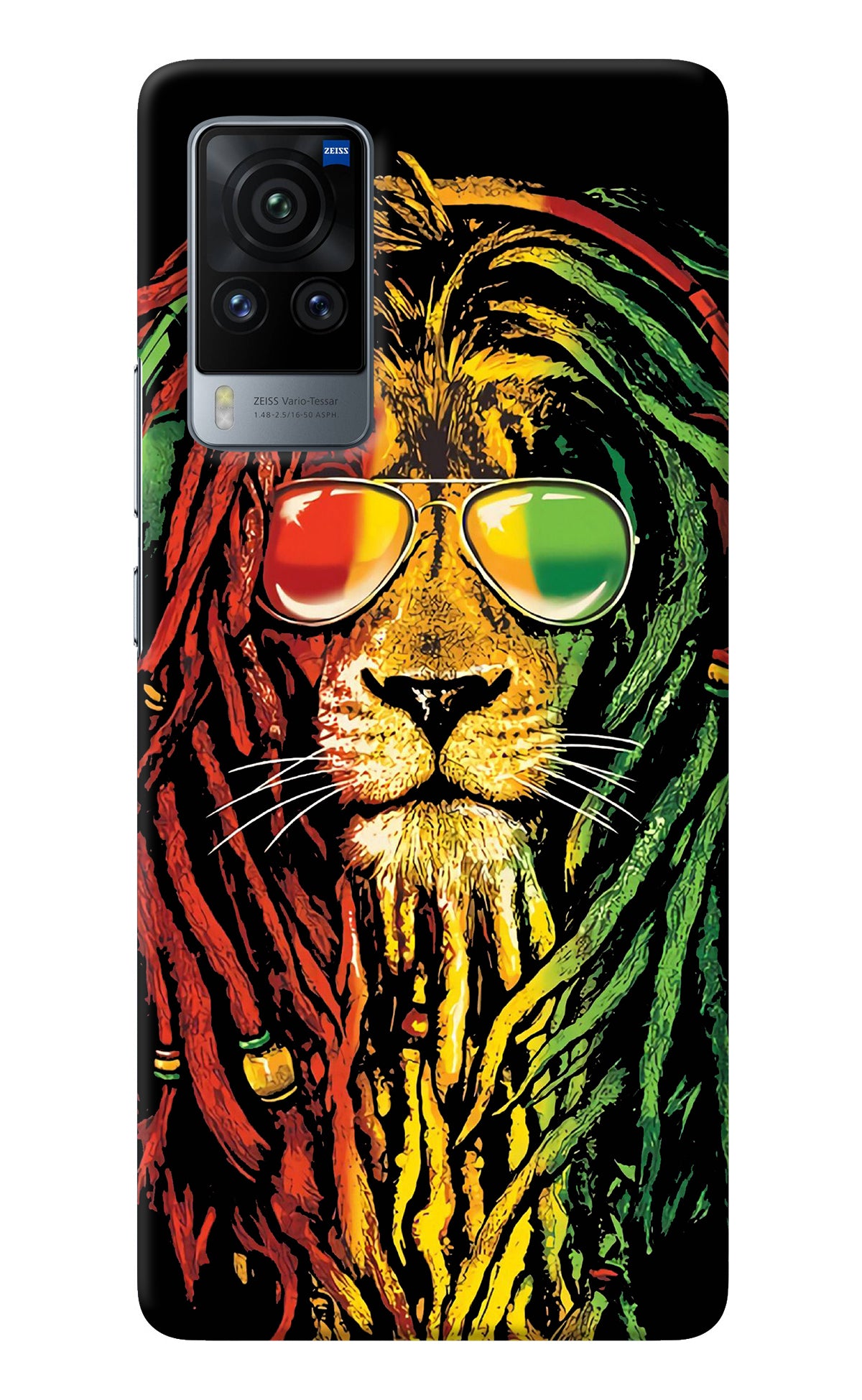 Rasta Lion Vivo X60 Pro Back Cover