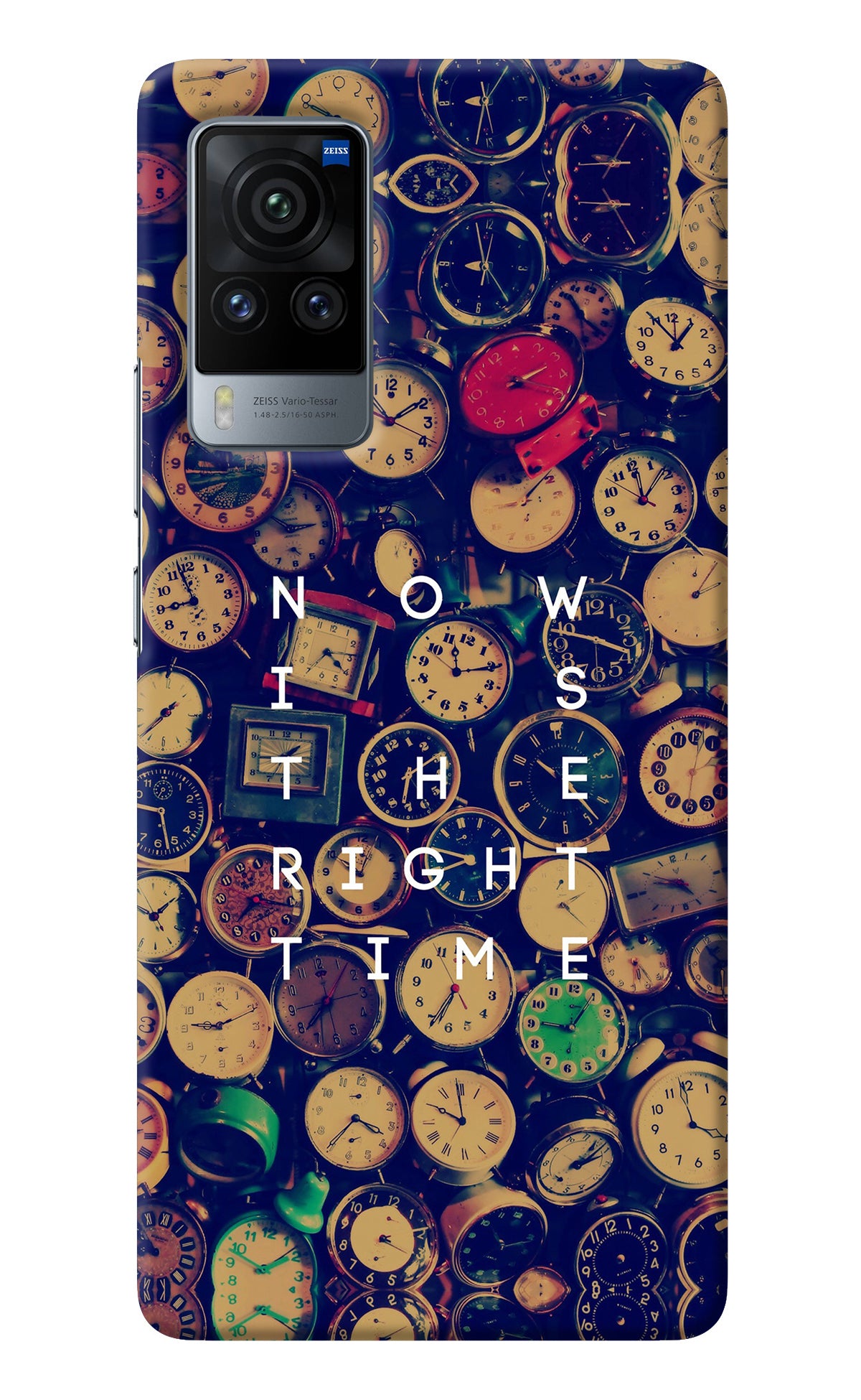 Now is the Right Time Quote Vivo X60 Pro Back Cover