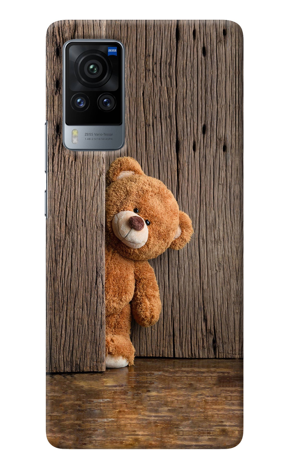 Teddy Wooden Vivo X60 Pro Back Cover