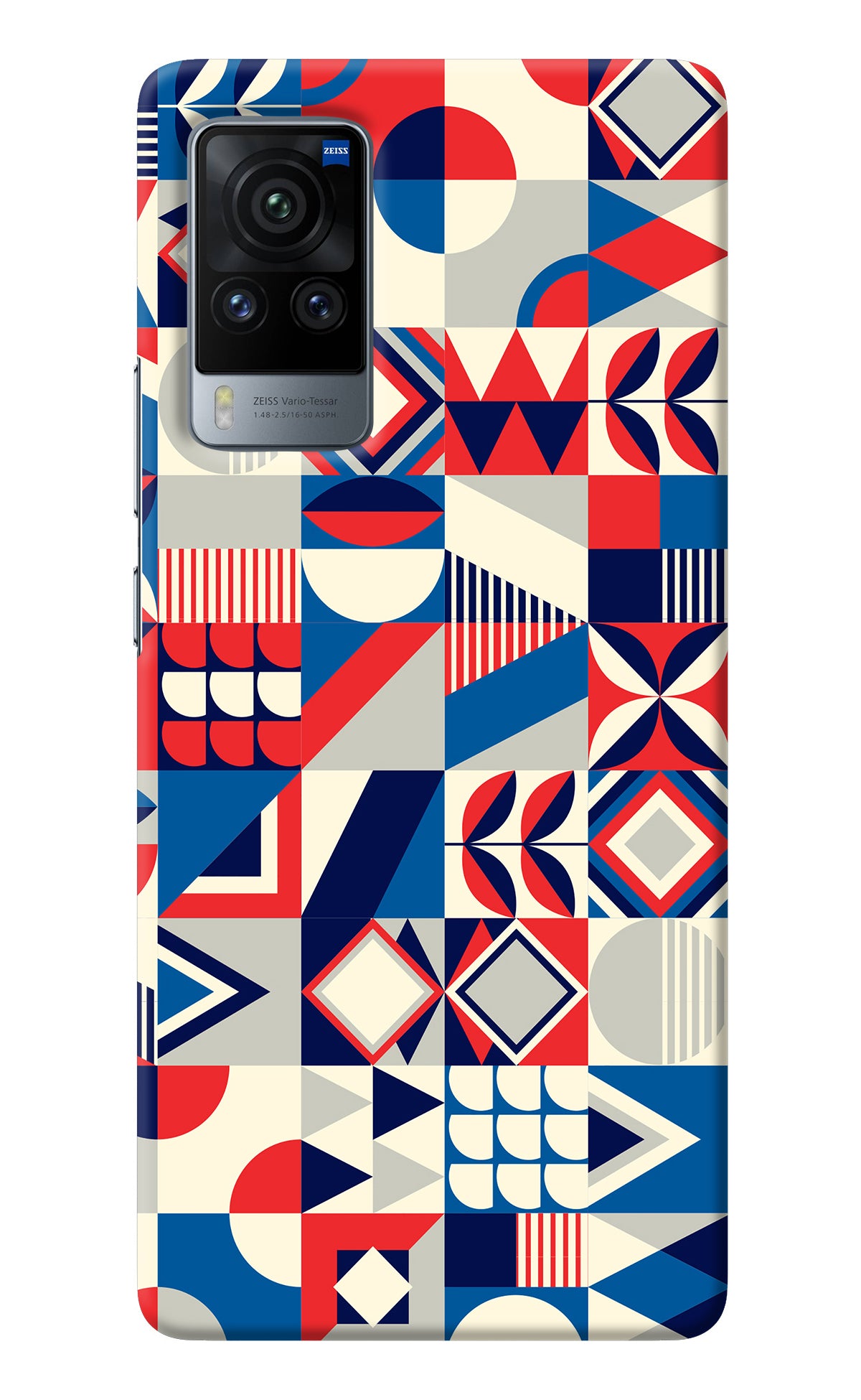 Colorful Pattern Vivo X60 Pro Back Cover