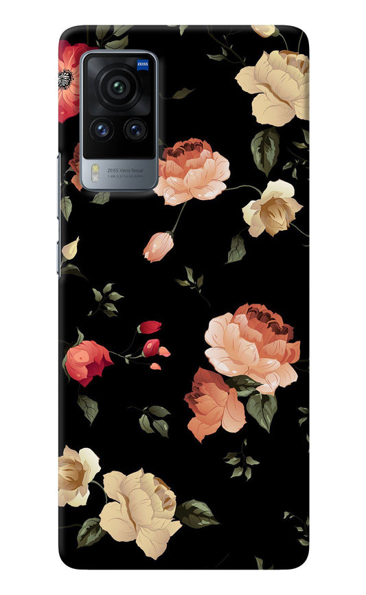 Flowers Vivo X60 Pro Back Cover