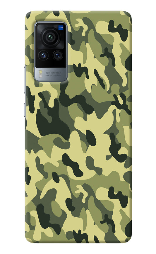 Camouflage Vivo X60 Pro Back Cover