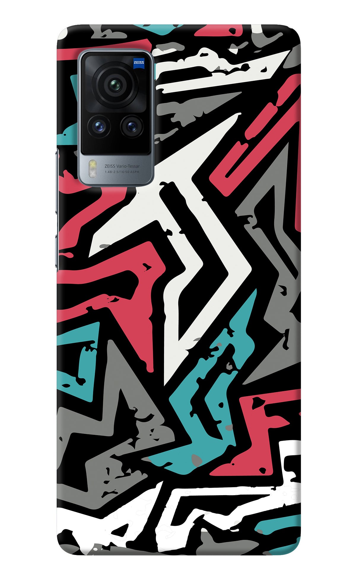 Geometric Graffiti Vivo X60 Pro Back Cover