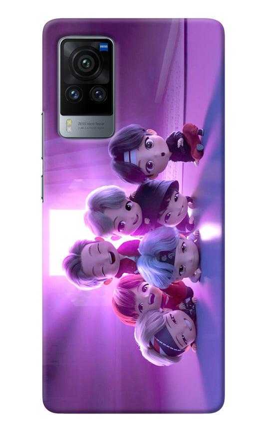 BTS Chibi Vivo X60 Pro Back Cover