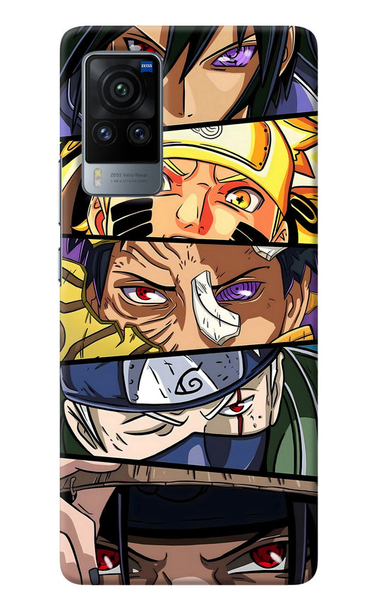 Naruto Character Vivo X60 Pro Back Cover