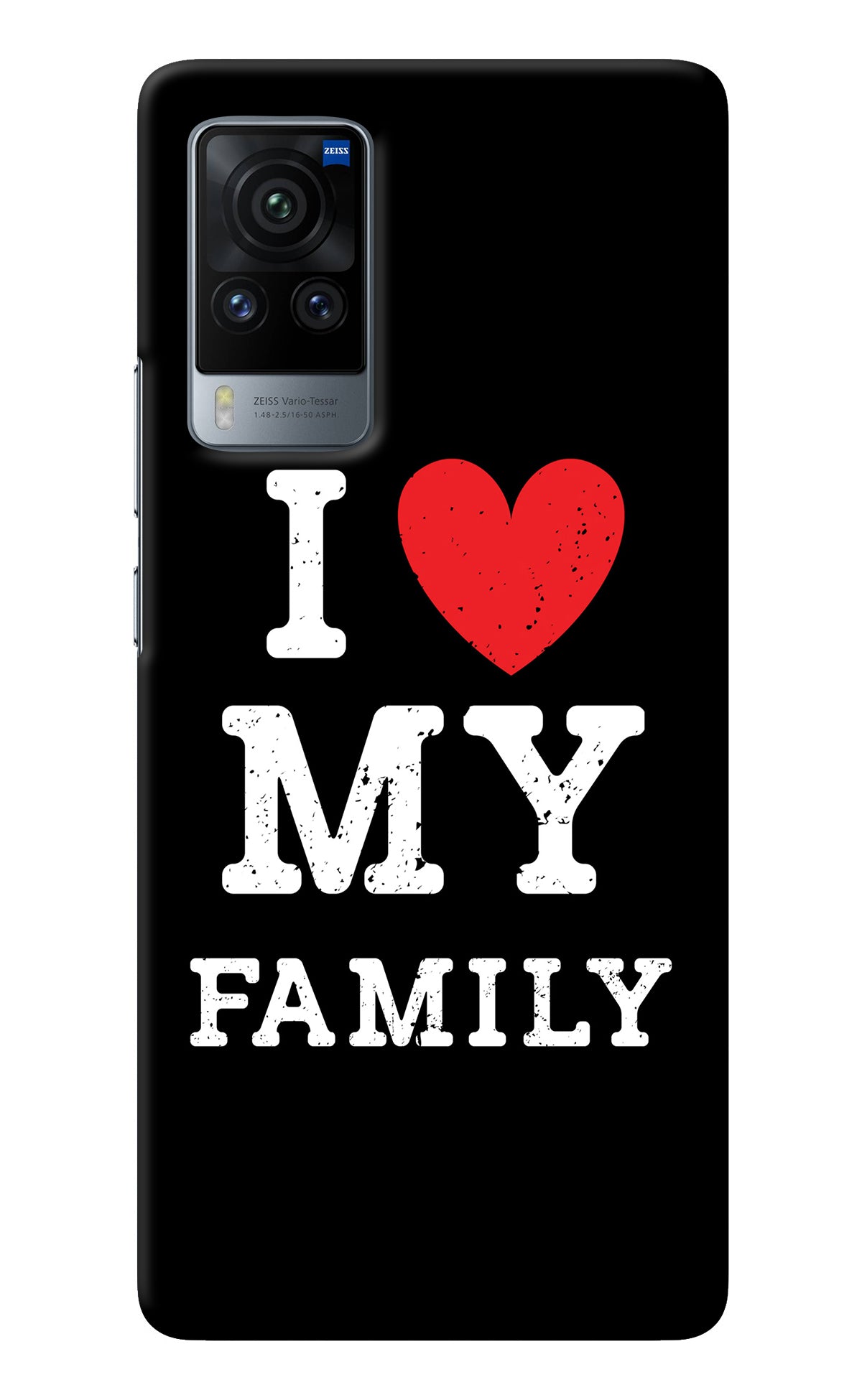 I Love My Family Vivo X60 Pro Back Cover