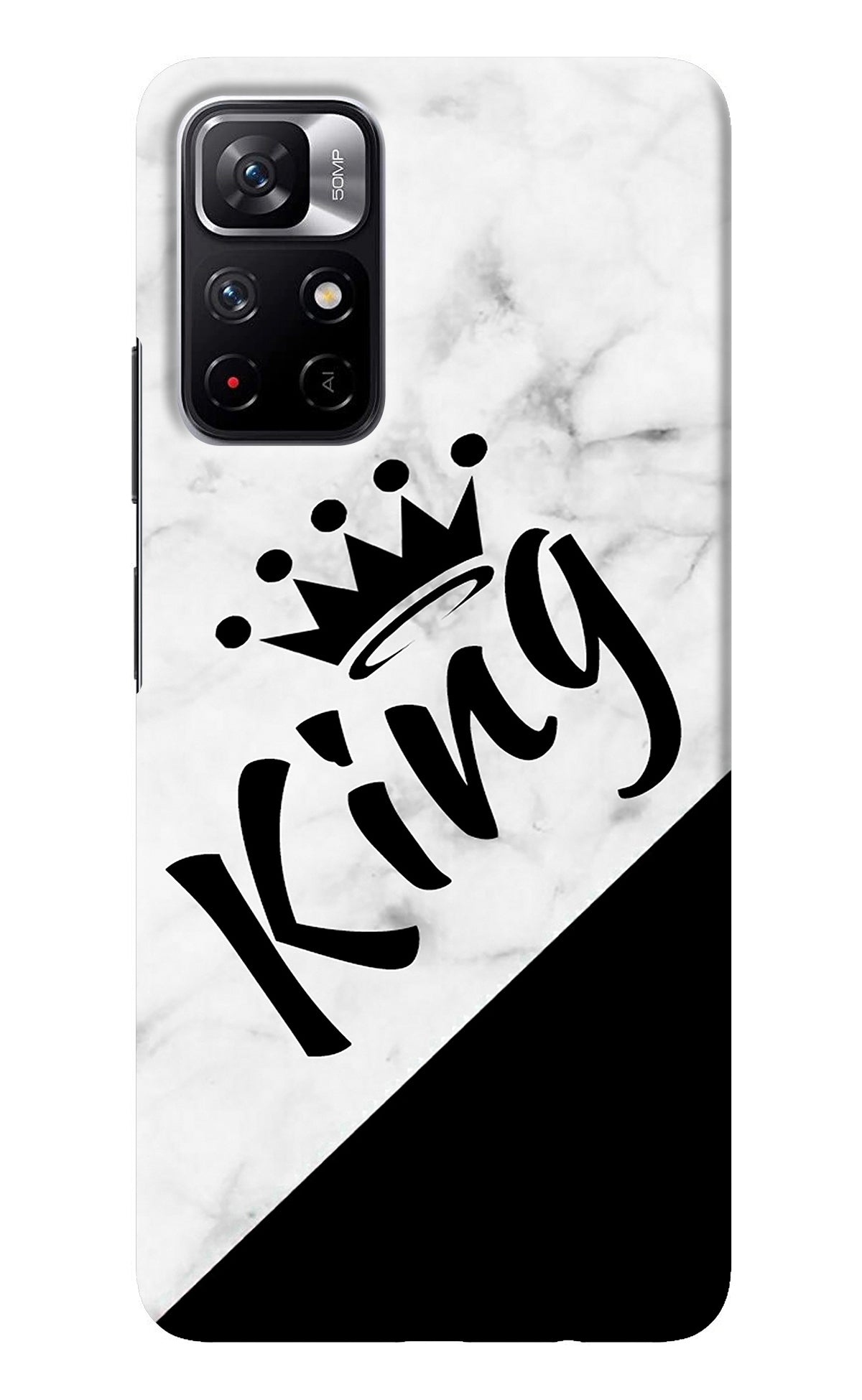 King Redmi Note 11T 5G Back Cover