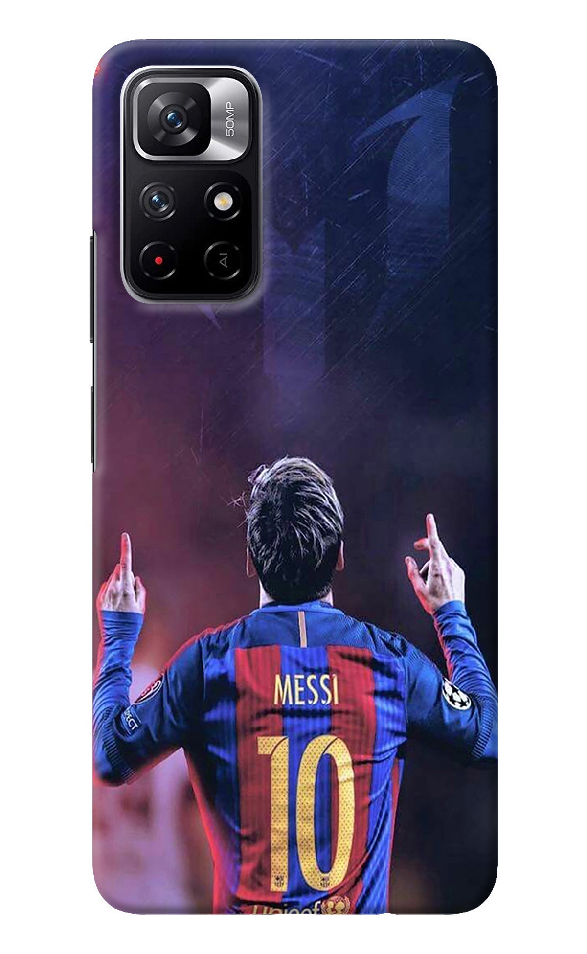 Messi Redmi Note 11T 5G Back Cover