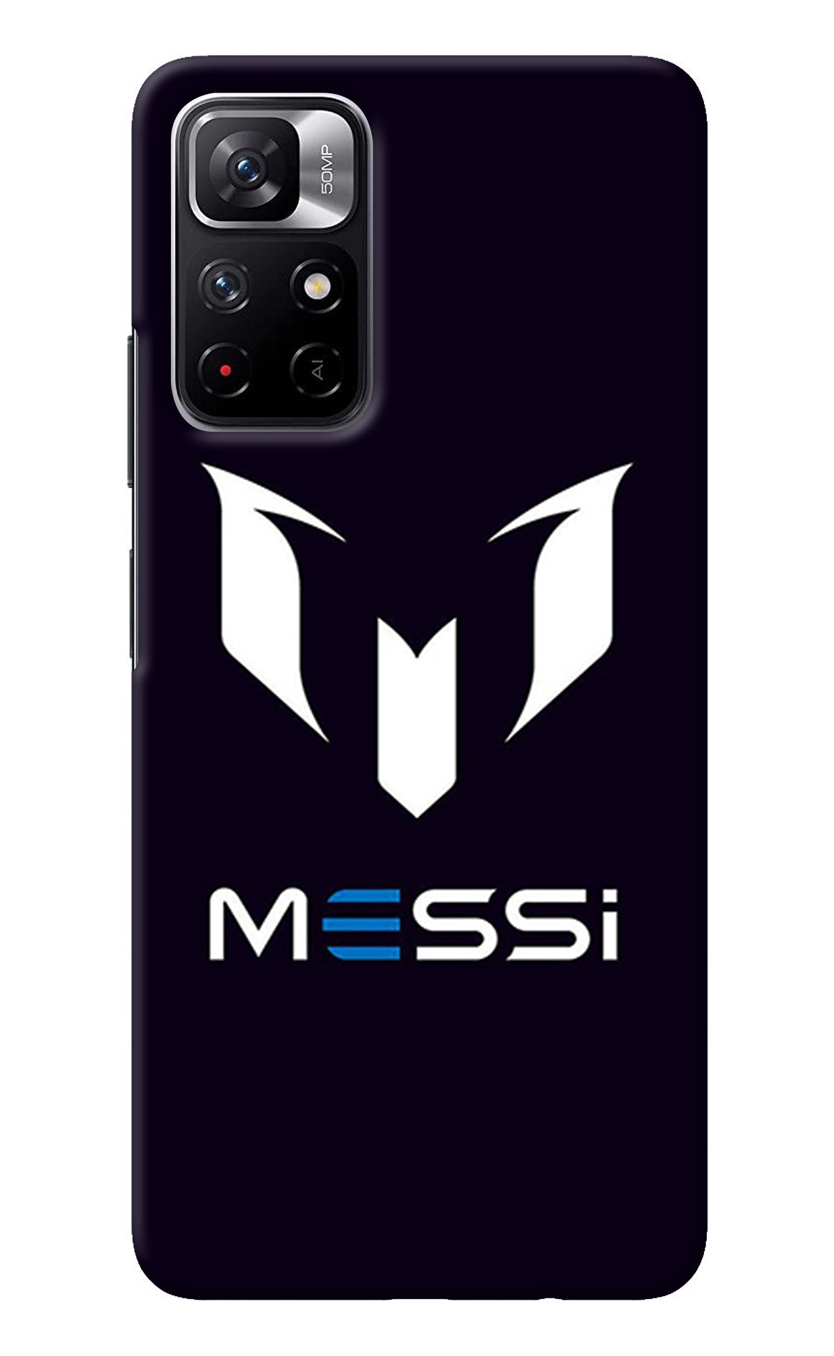 Messi Logo Redmi Note 11T 5G Back Cover