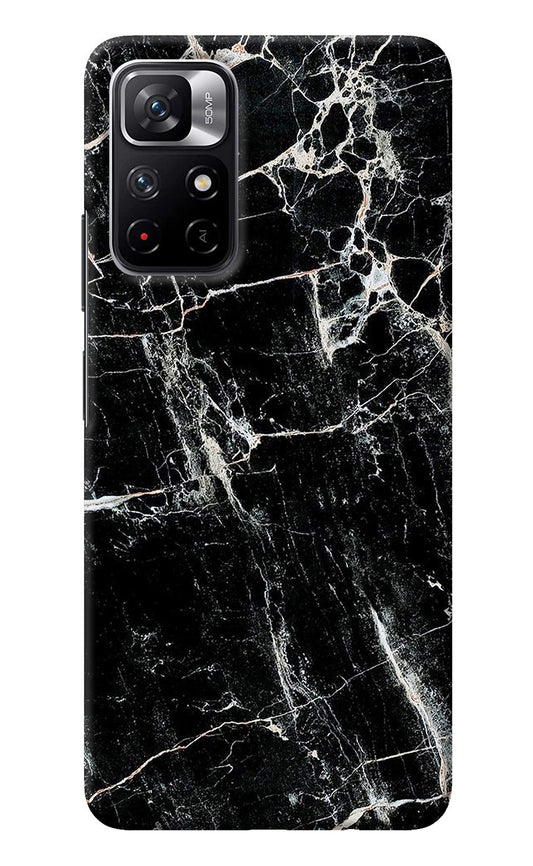 Black Marble Texture Redmi Note 11T 5G Back Cover