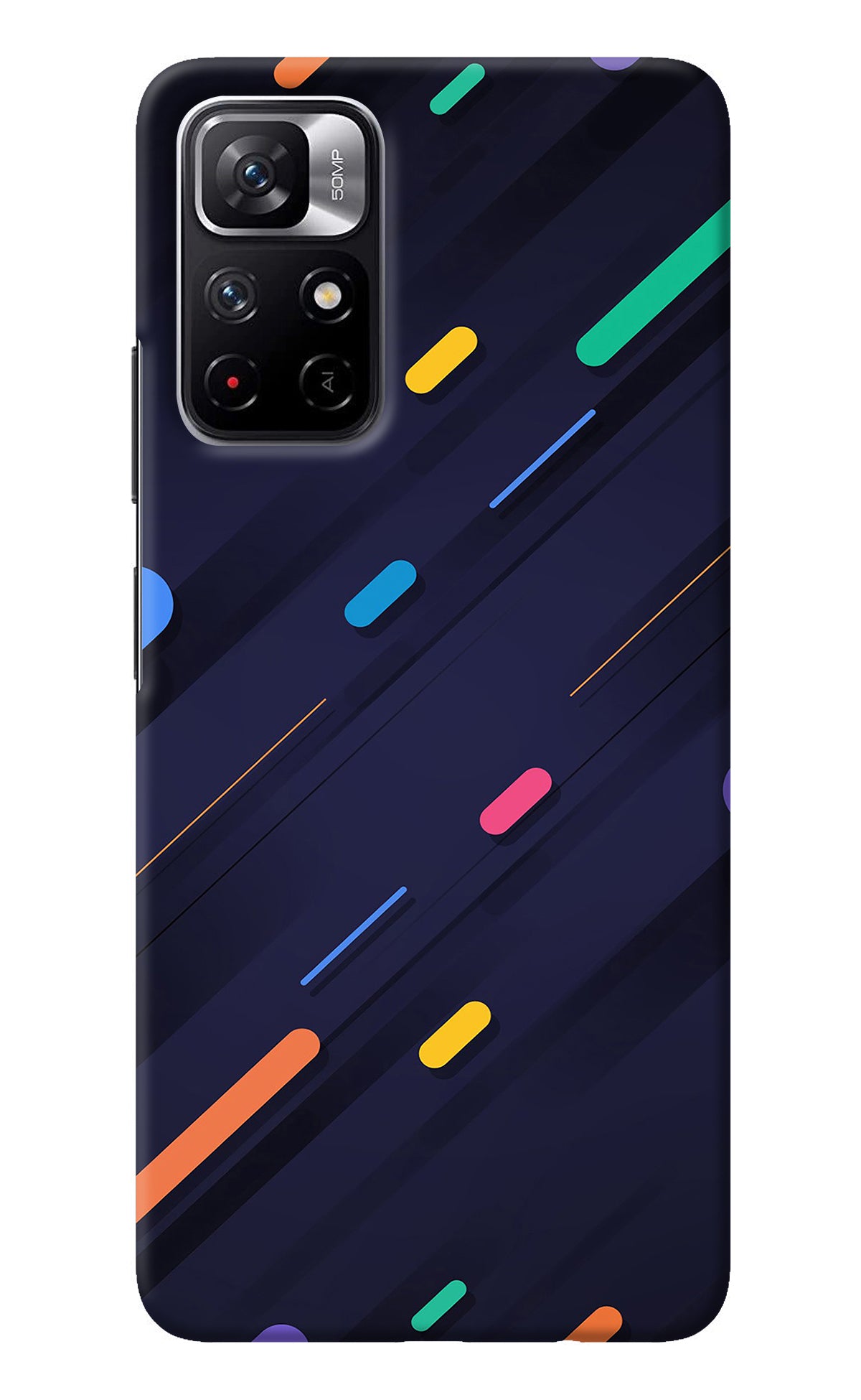 Abstract Design Redmi Note 11T 5G Back Cover