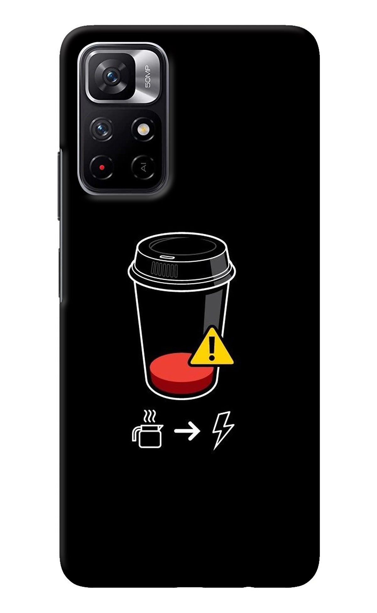 Coffee Redmi Note 11T 5G Back Cover