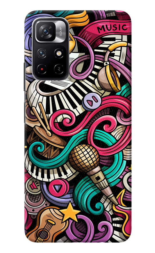 Music Abstract Redmi Note 11T 5G Back Cover