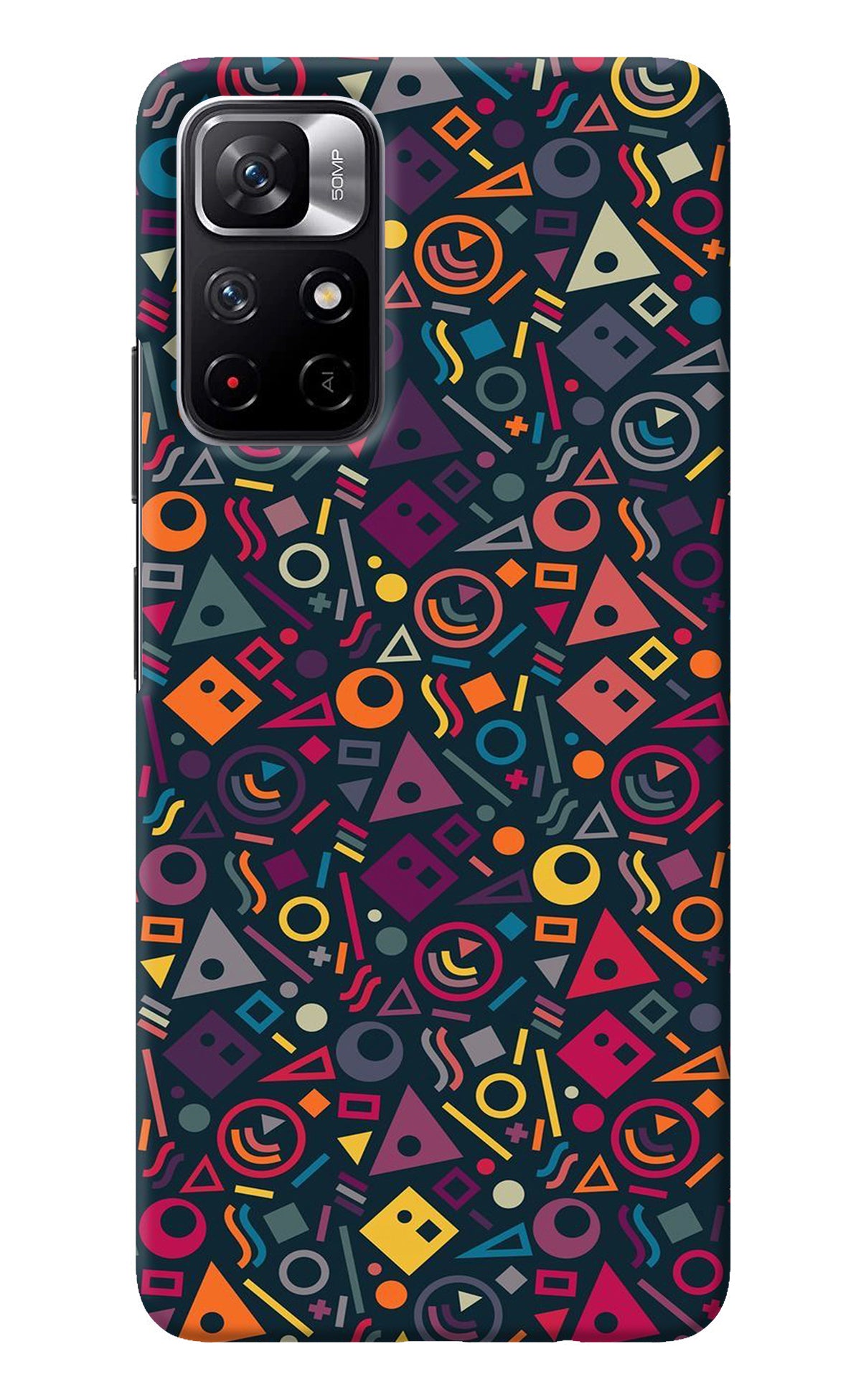 Geometric Abstract Redmi Note 11T 5G Back Cover