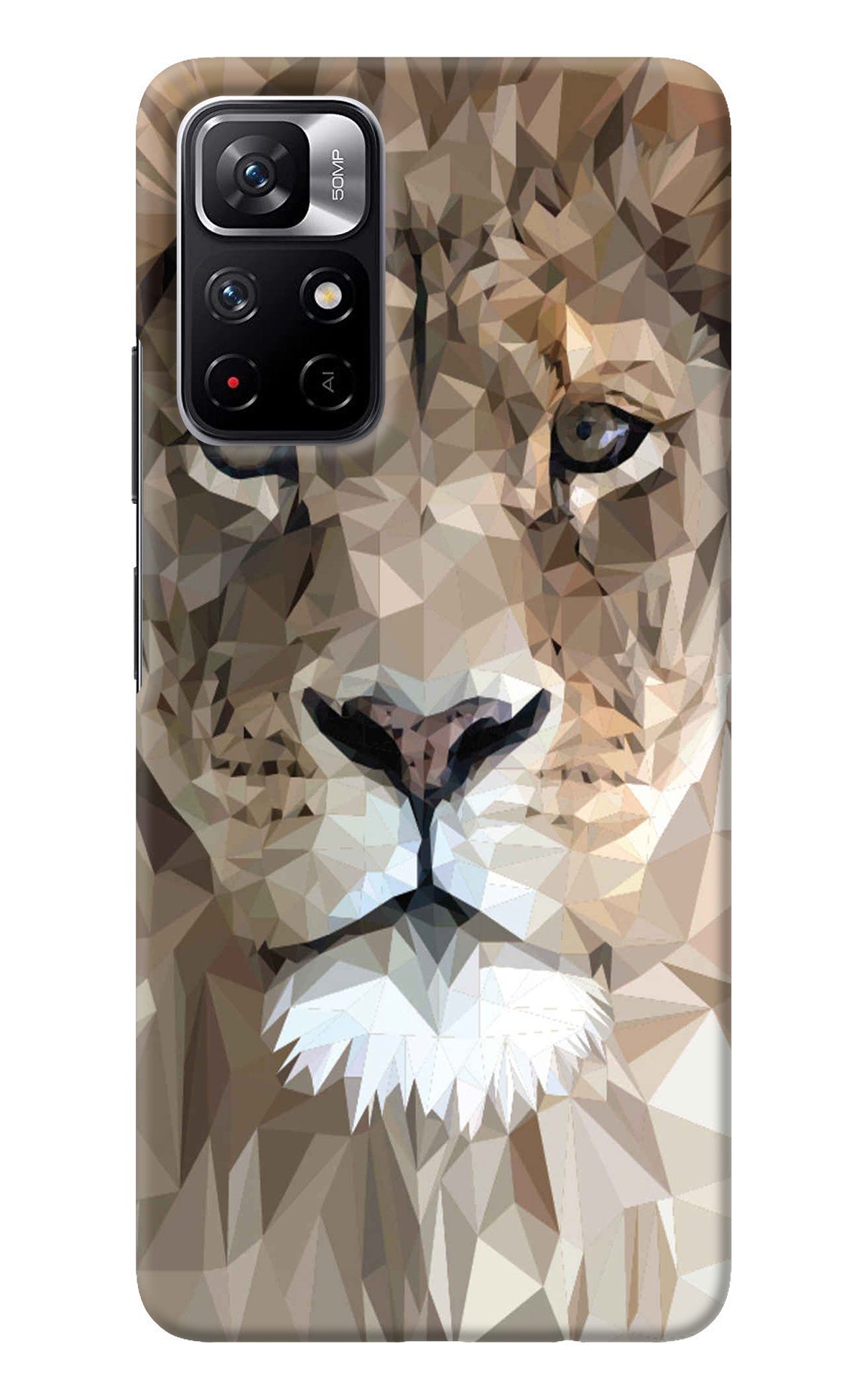 Lion Art Redmi Note 11T 5G Back Cover