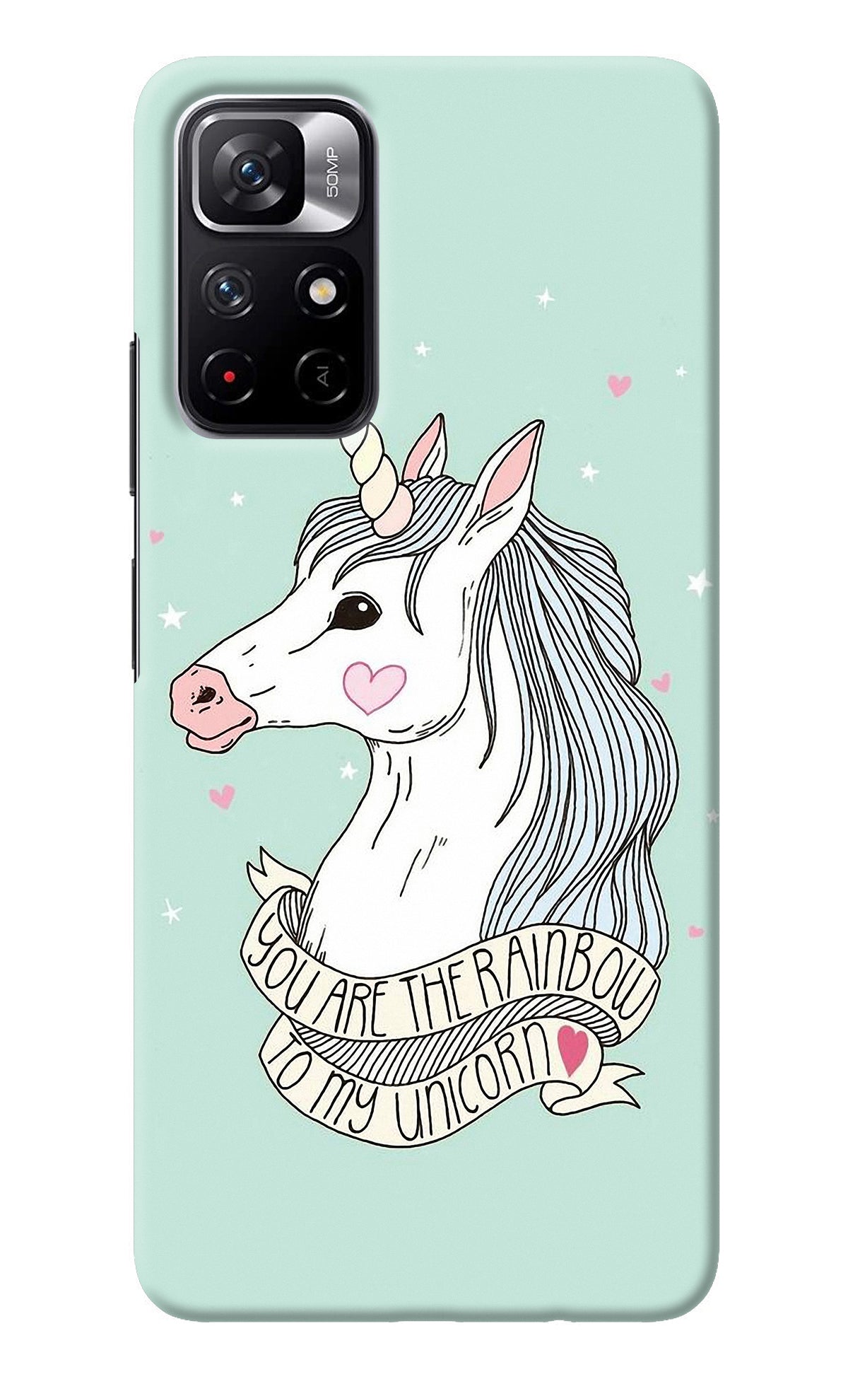 Unicorn Wallpaper Redmi Note 11T 5G Back Cover