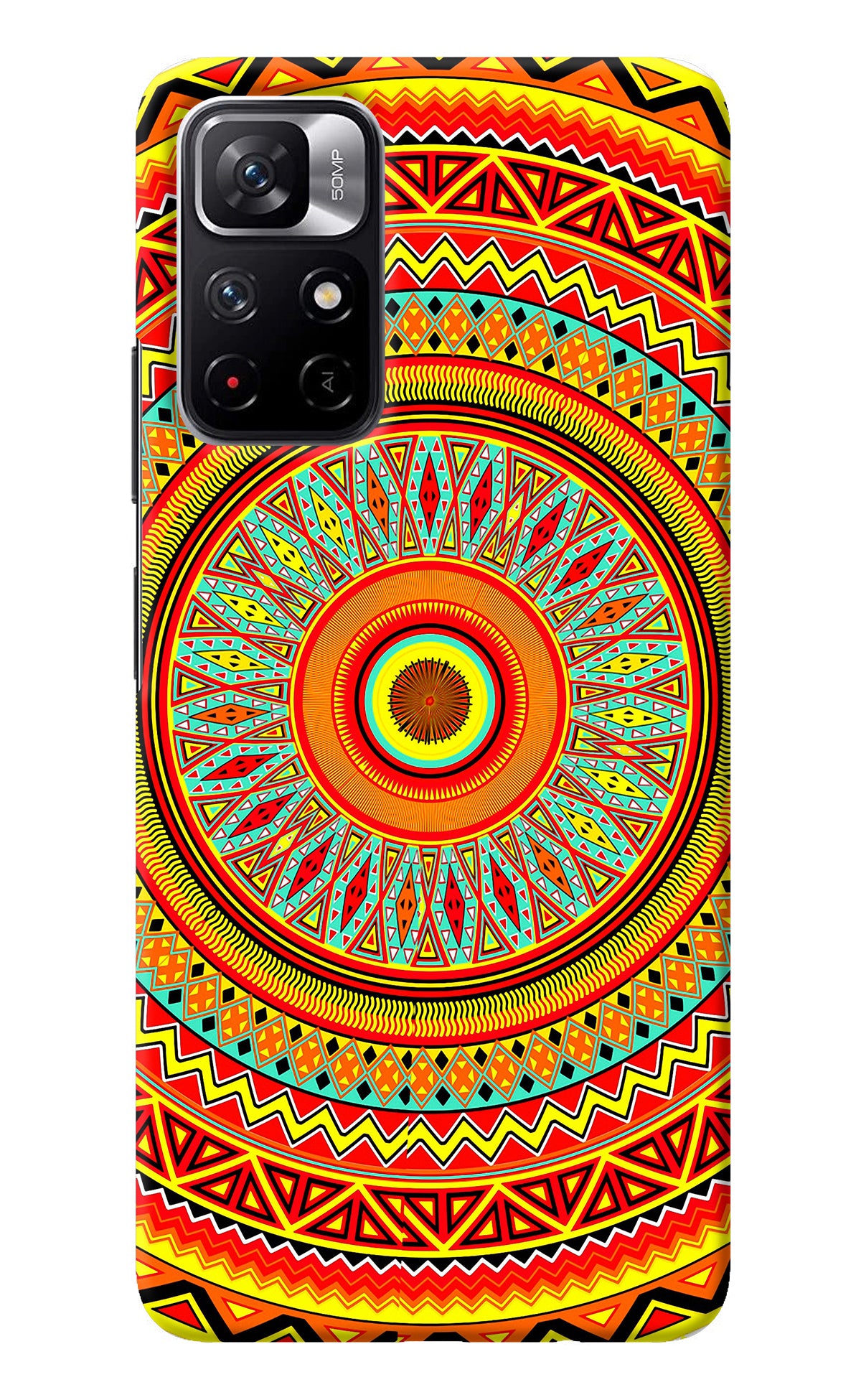 Mandala Pattern Redmi Note 11T 5G Back Cover