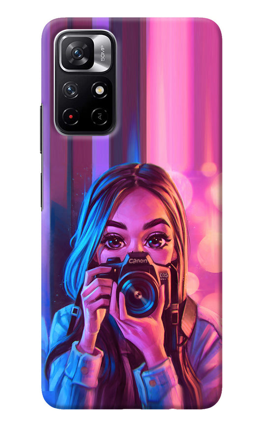 Girl Photographer Redmi Note 11T 5G Back Cover