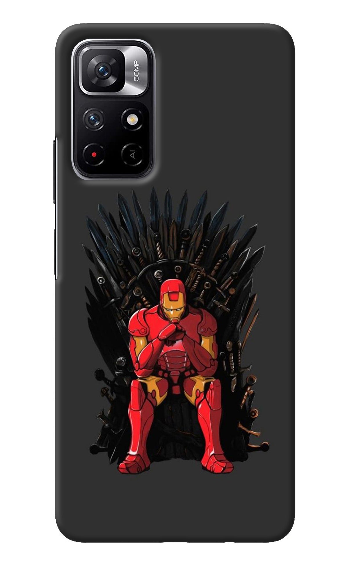 Ironman Throne Redmi Note 11T 5G Back Cover