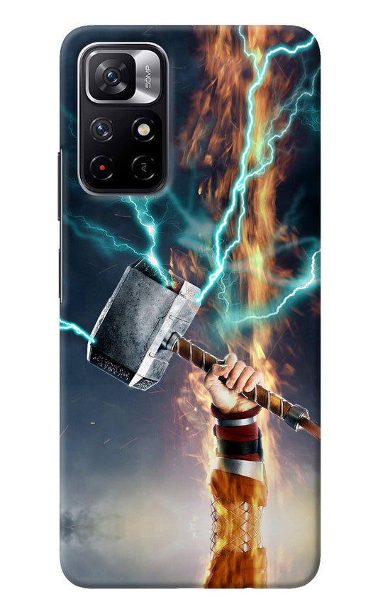 Thor Hammer Mjolnir Redmi Note 11T 5G Back Cover