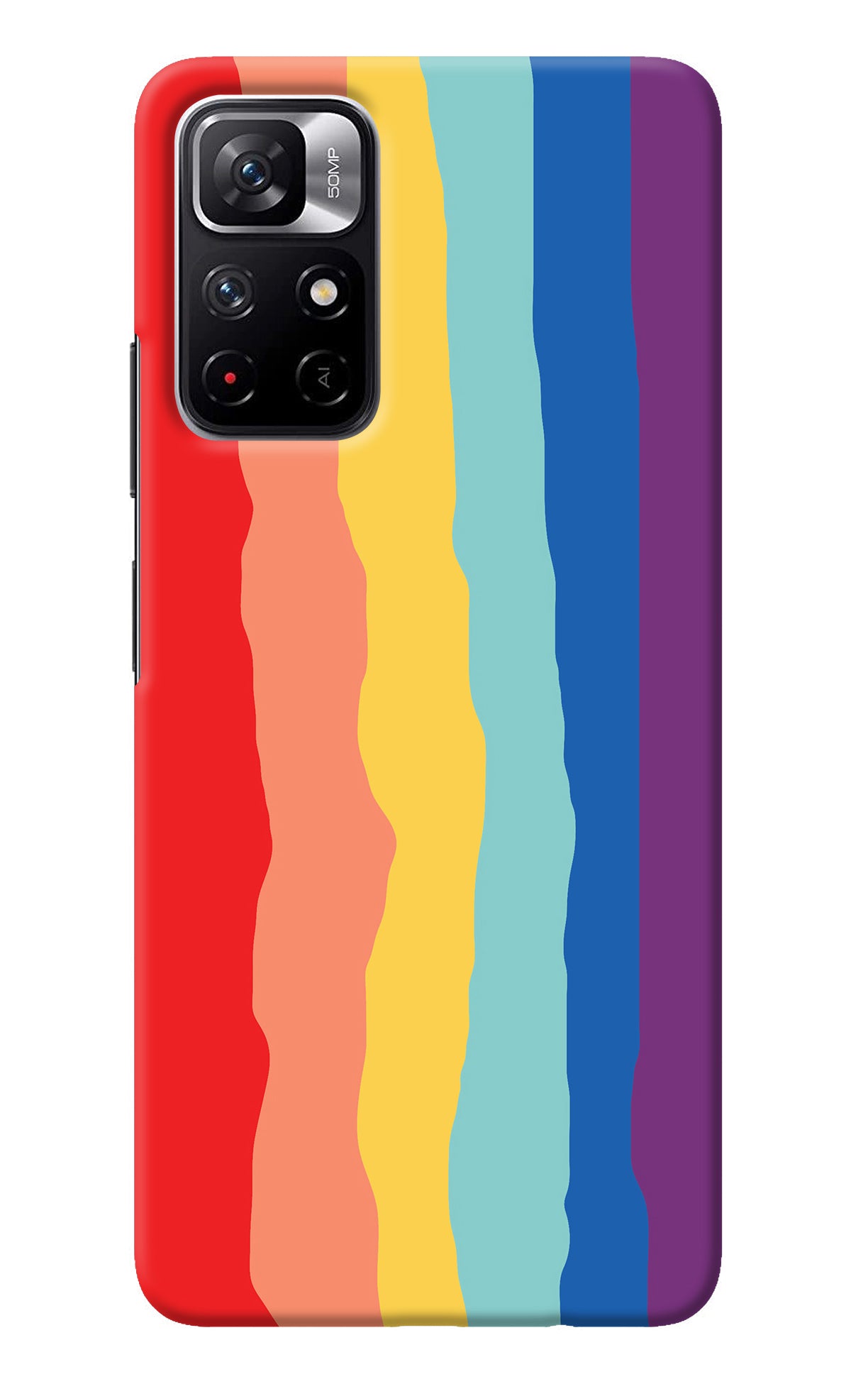 Rainbow Redmi Note 11T 5G Back Cover