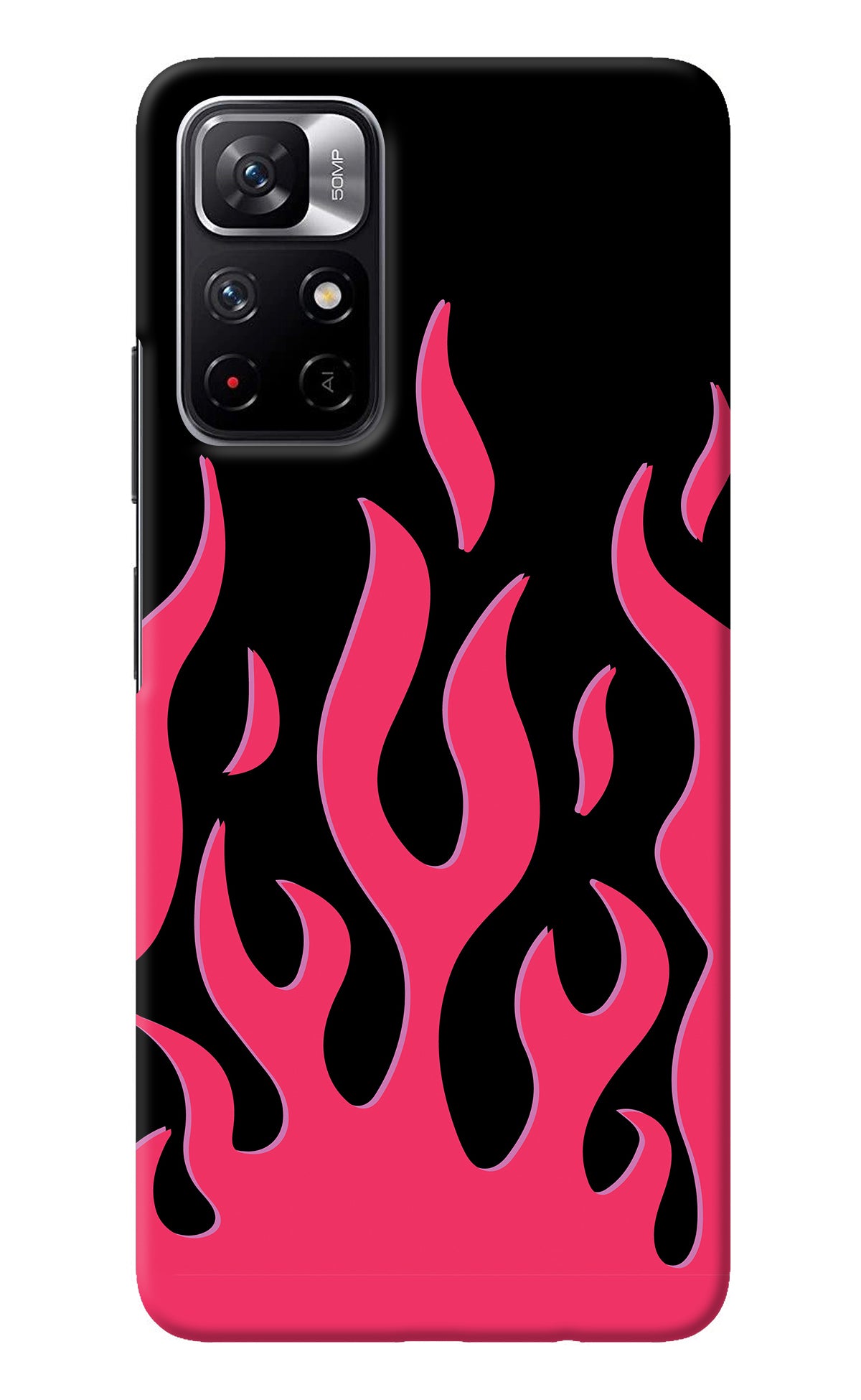 Fire Flames Redmi Note 11T 5G Back Cover