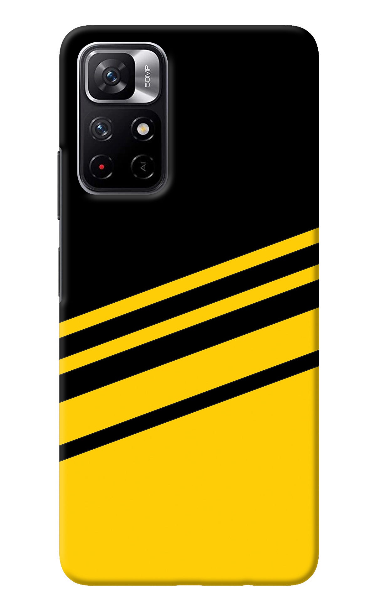 Yellow Shades Redmi Note 11T 5G Back Cover