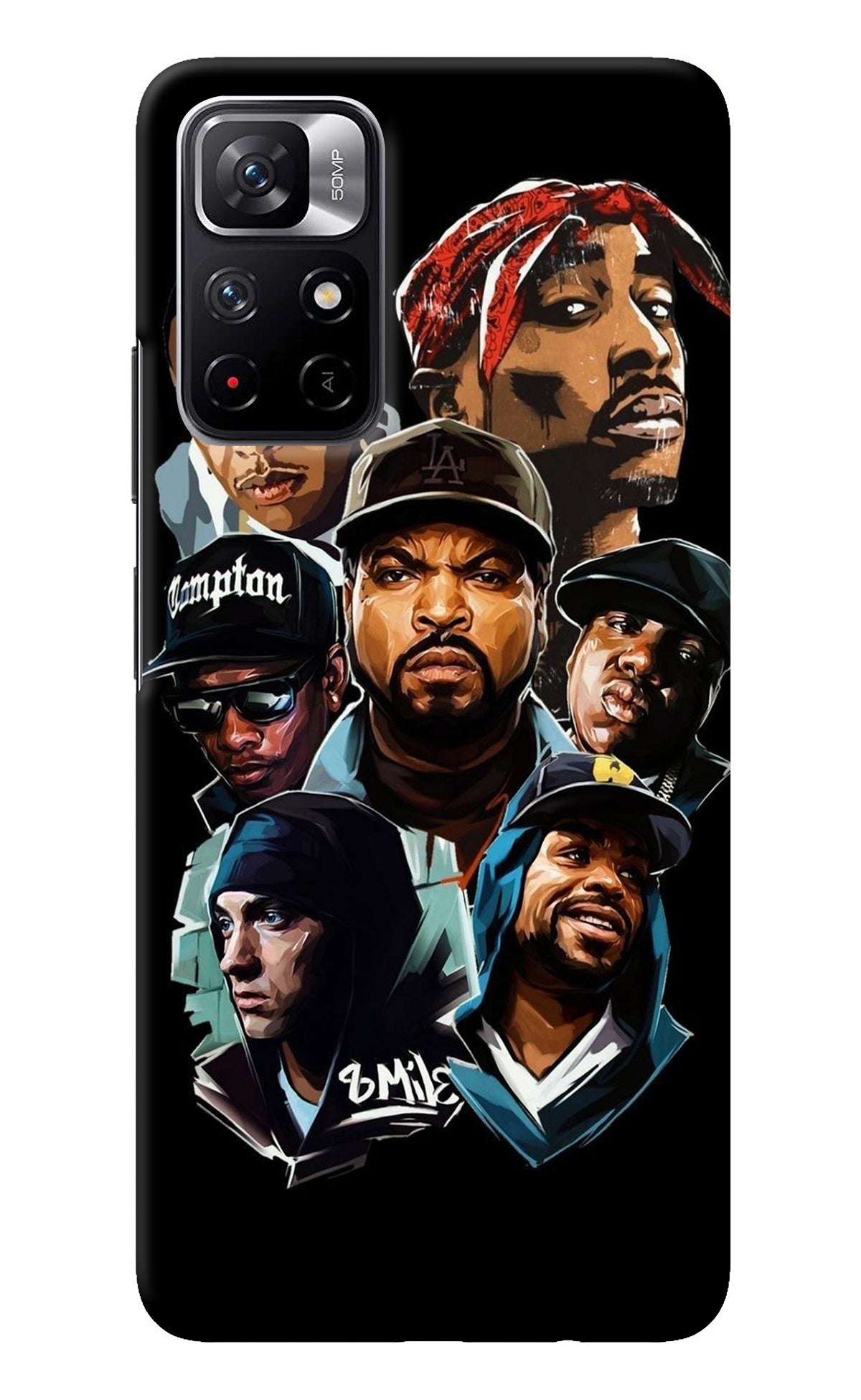 Rappers Redmi Note 11T 5G Back Cover