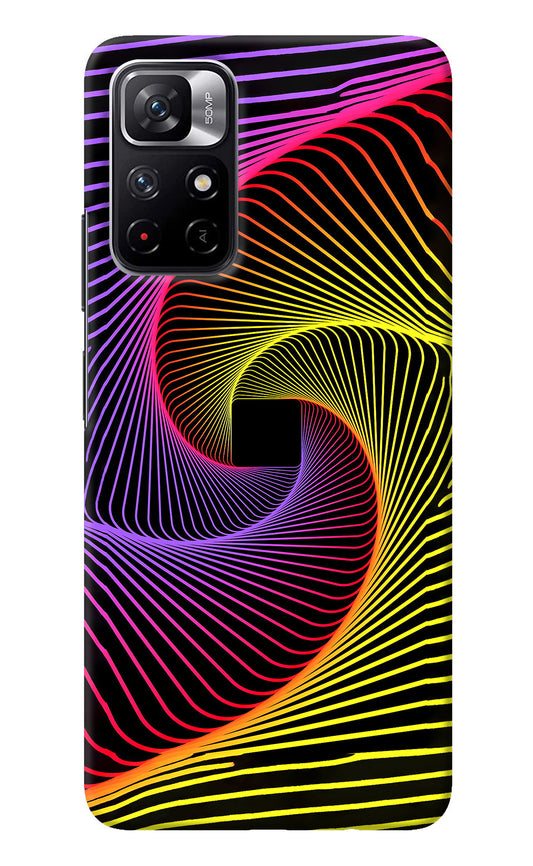 Colorful Strings Redmi Note 11T 5G Back Cover