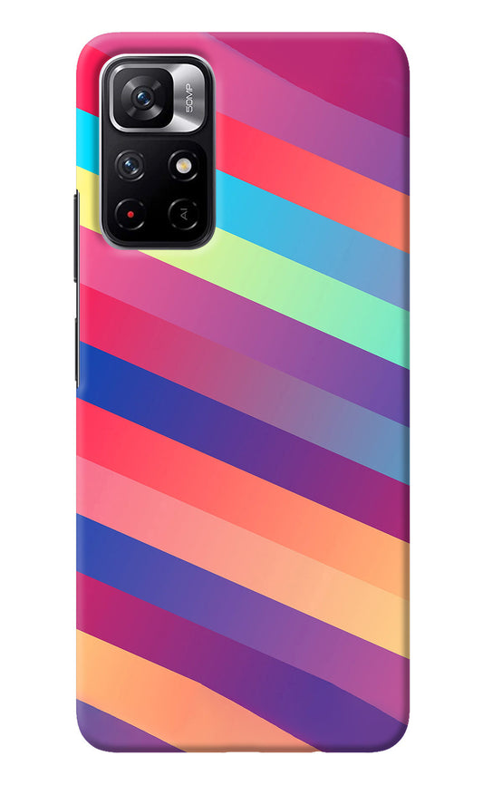 Stripes color Redmi Note 11T 5G Back Cover