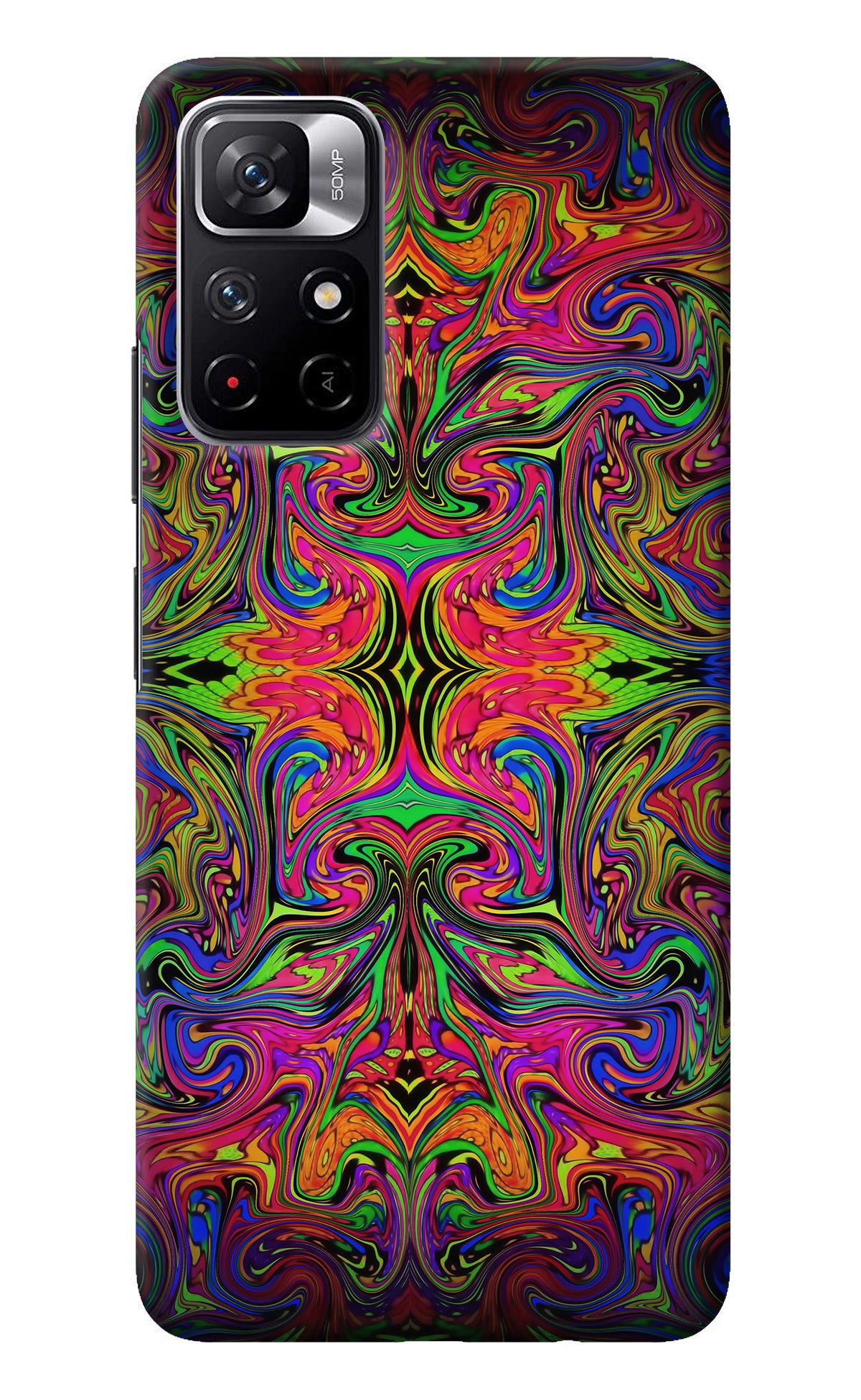 Psychedelic Art Redmi Note 11T 5G Back Cover