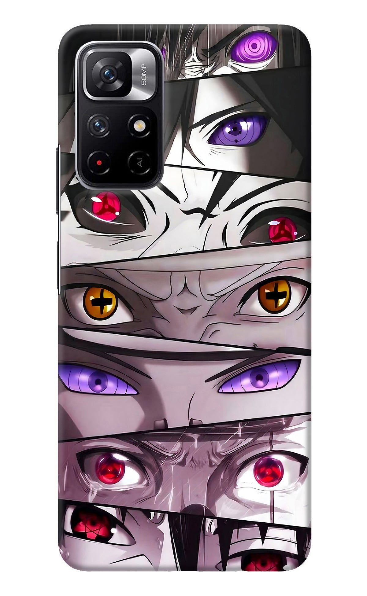 Naruto Anime Redmi Note 11T 5G Back Cover