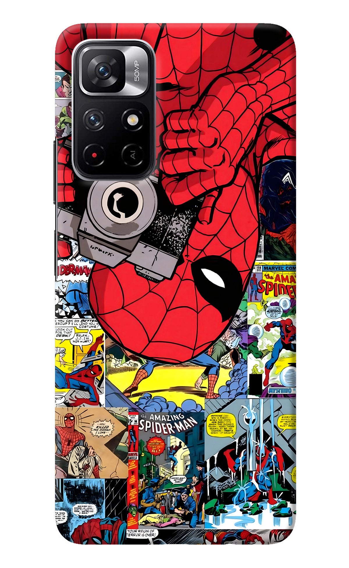 Spider Man Redmi Note 11T 5G Back Cover