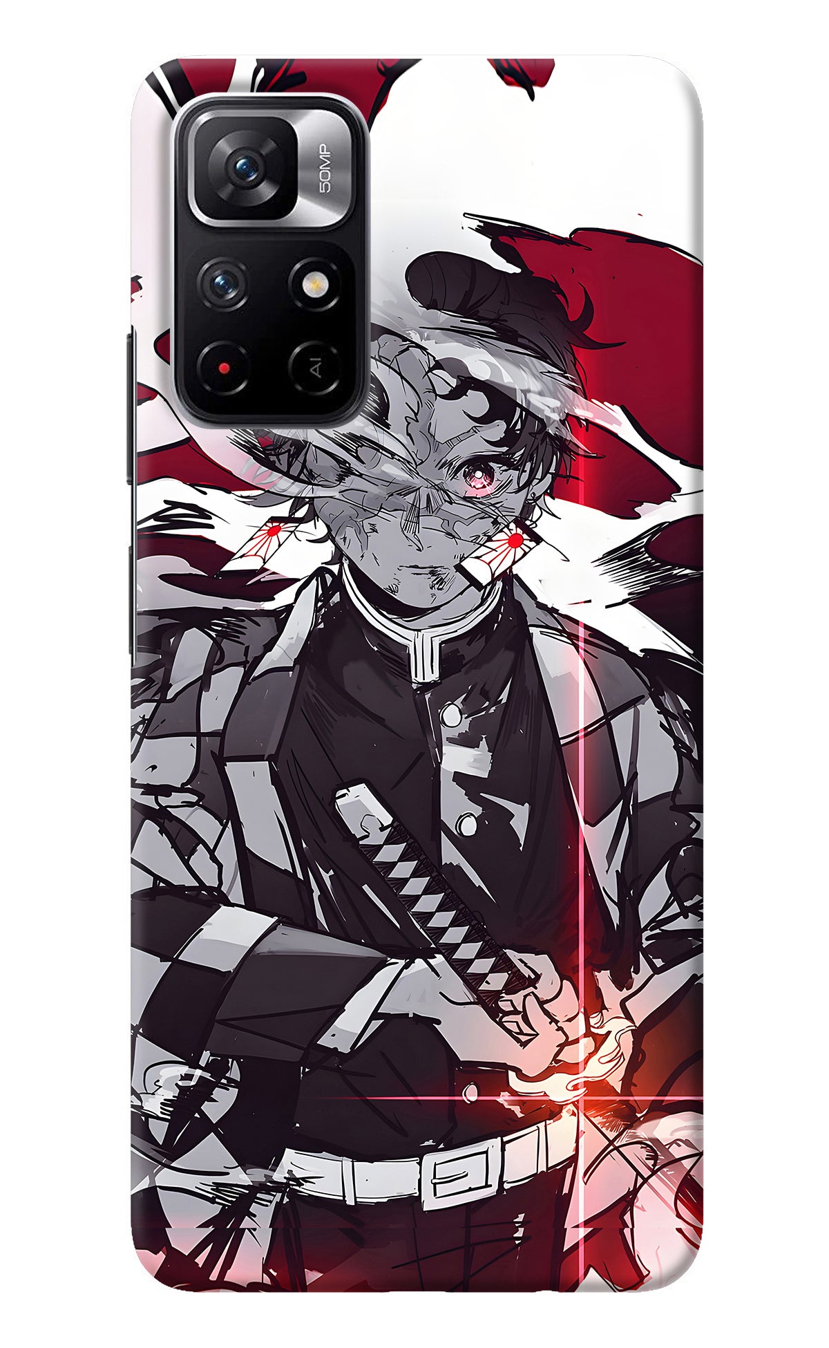 Demon Slayer Redmi Note 11T 5G Back Cover