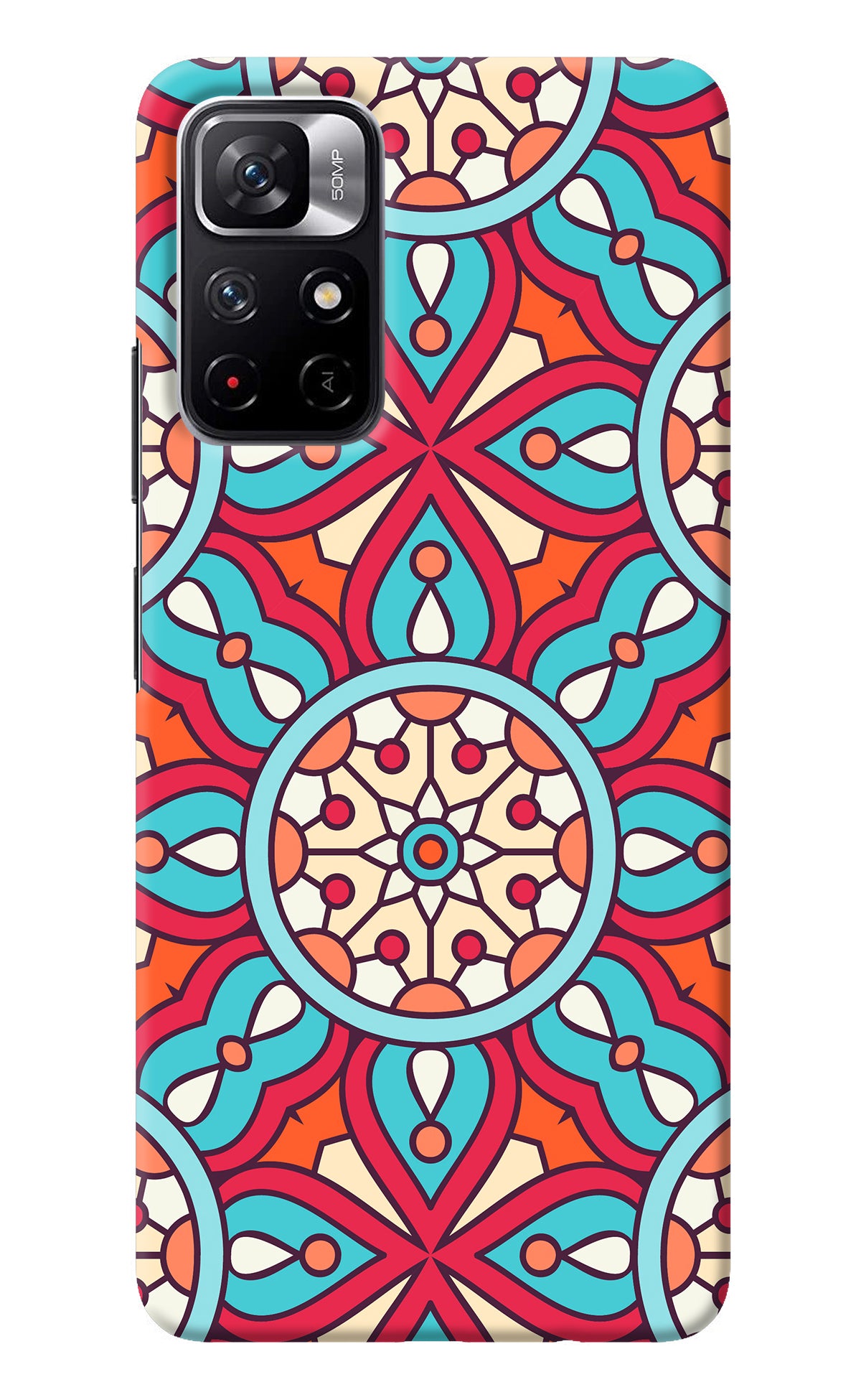 Mandala Geometric Redmi Note 11T 5G Back Cover